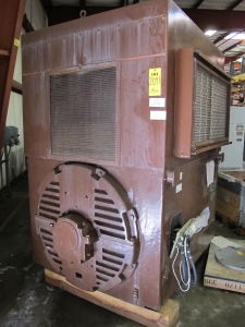 MOTOR, ELECTRIC TYPE, 1250 HORSEPOWER, 4160VAC ELEC RATING, 900 RPM, 8409S FRAME, WPII ENCLOSURE. ORIGINALLY INSTALLED TPCW MOTORS AT SONGS. SPACE HEATERS RATED 1.372KW, 480VAC (FOR PURCHASE OF NEW MOTORS USE MATERIAL CODE 433-00524). PART # 5K840960C5 (W-50) LOADING & HANDLING FEE $1000-